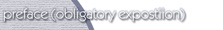 preface (obligatory exposition)